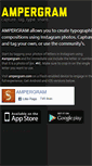 Mobile Screenshot of ampergram.com